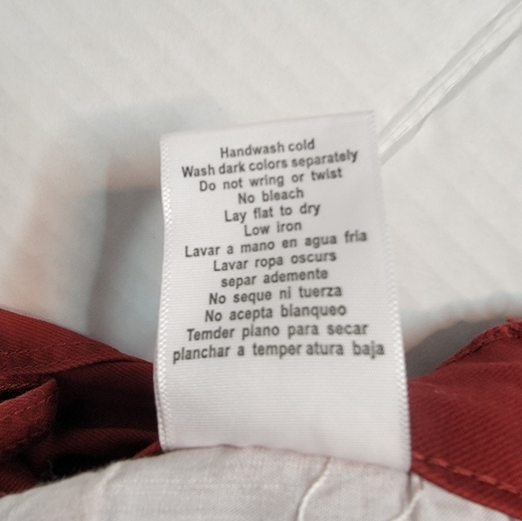 Judy Blue Jeans Sz 14 W High Rise Stretch Skinny Fit  Terracotta Burgundy - Picture 9 of 10